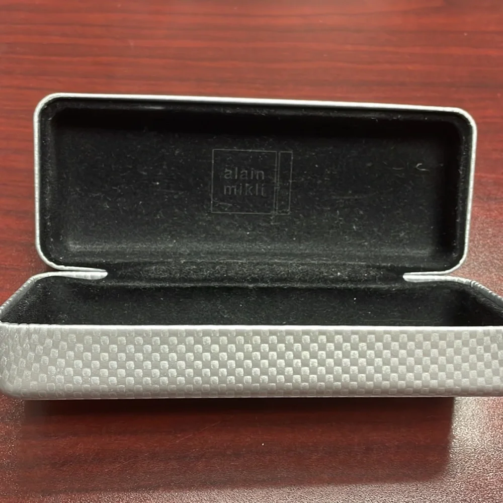 Alain Mikli A01103 Glasses Crystal frame with Case and Cleaning Wipes - Picture 5 of 10